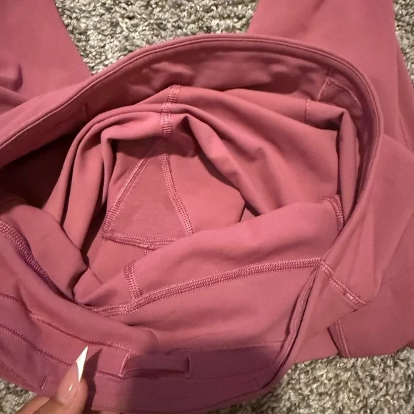 Lululemon Fast & Free High-Rise Tight with Pockets 25” Size 6 in Brier Rose - Picture 11 of 11